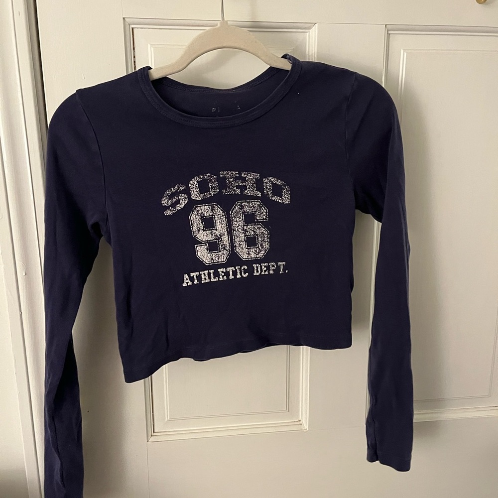 Soho Kids Dark Blue Long Sleeve Tee